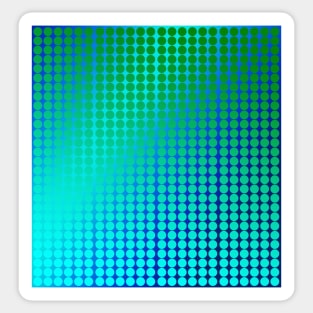 Dots green blue Sticker